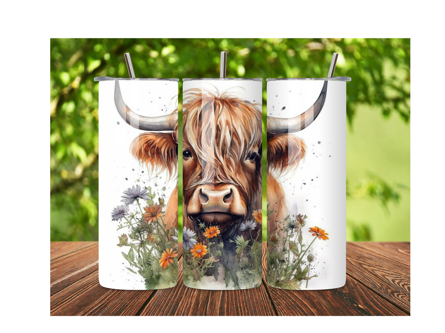 Highland Cow Tumbler