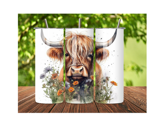 Highland Cow Tumbler