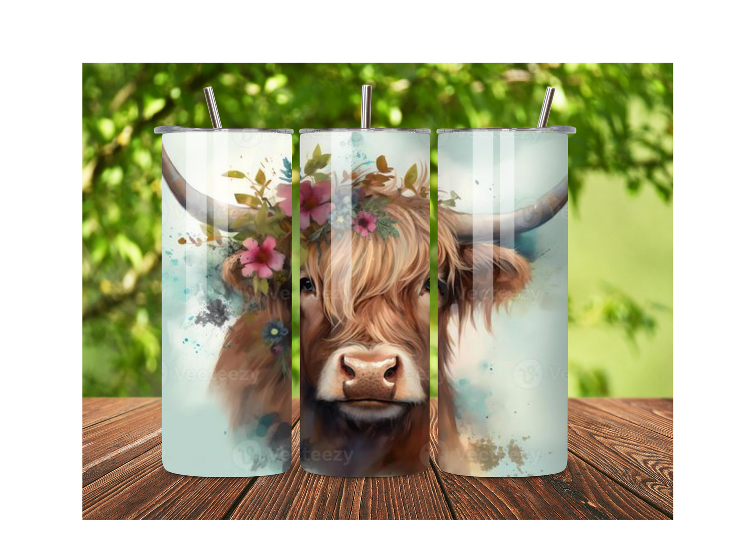 Highland Cow 20oz Tumbler