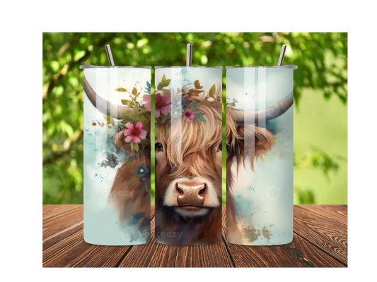 Highland Cow 20oz Tumbler